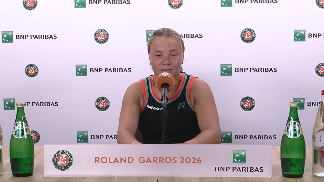 Roland-Garros 2026 - Diana Shnaider on Gazprom Questions: &ldquo;I&rsquo;m Here to Speak About Tennis&rdquo;