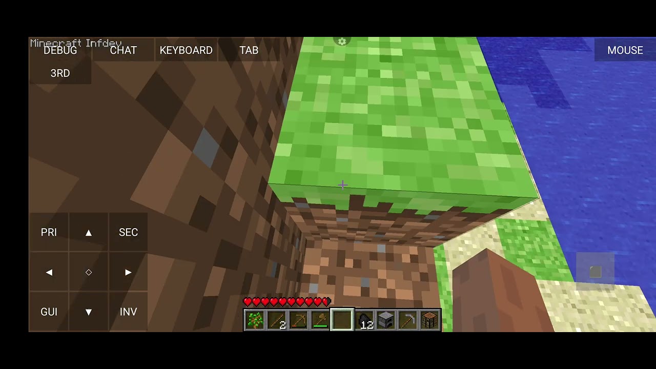 Выживание в minecraft Infdev