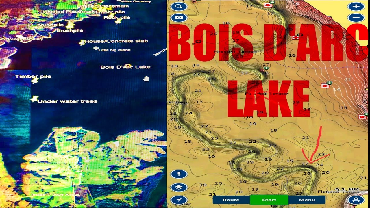How to BREAK DOWN a New Lake and catch fish fast! (LAKE BOIS D'ARC)