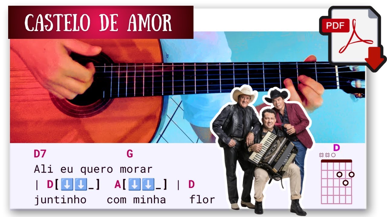 Castelo De Amor (Trio Parada Dura, Guarânia) Veja Como Tocar No Violão - Cifra em PDF Grátis