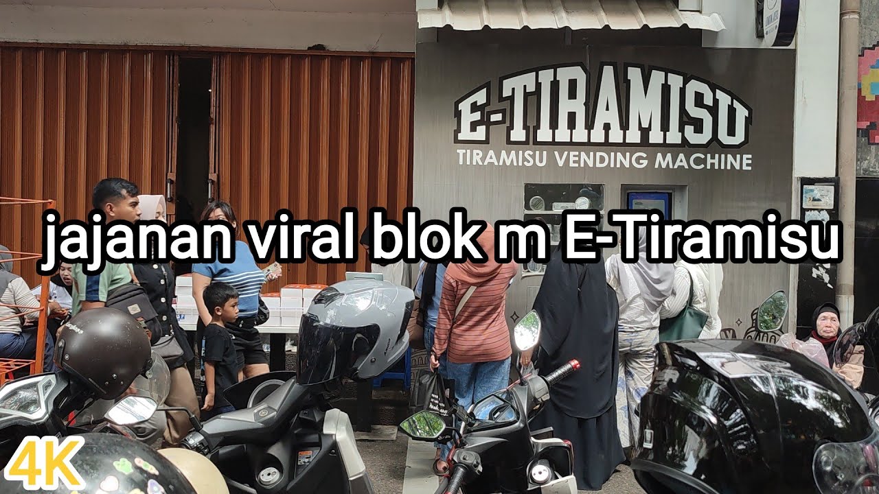 Beli tiramisu di tempat seperti atm vending machine jajanan viral melawai blok m jakarta selatan