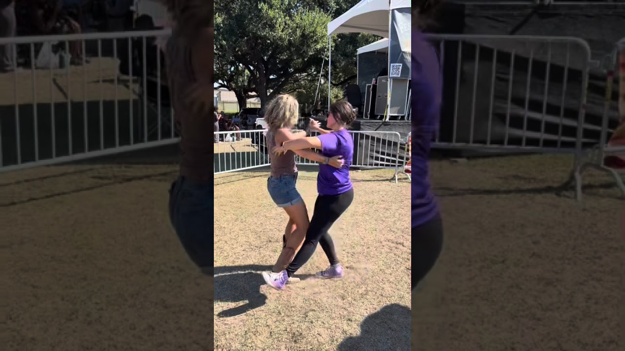 Zydeco dancing by Moriah Hargrave & Kyla Dunbar to Curley Taylor! 🪗🔥🥁