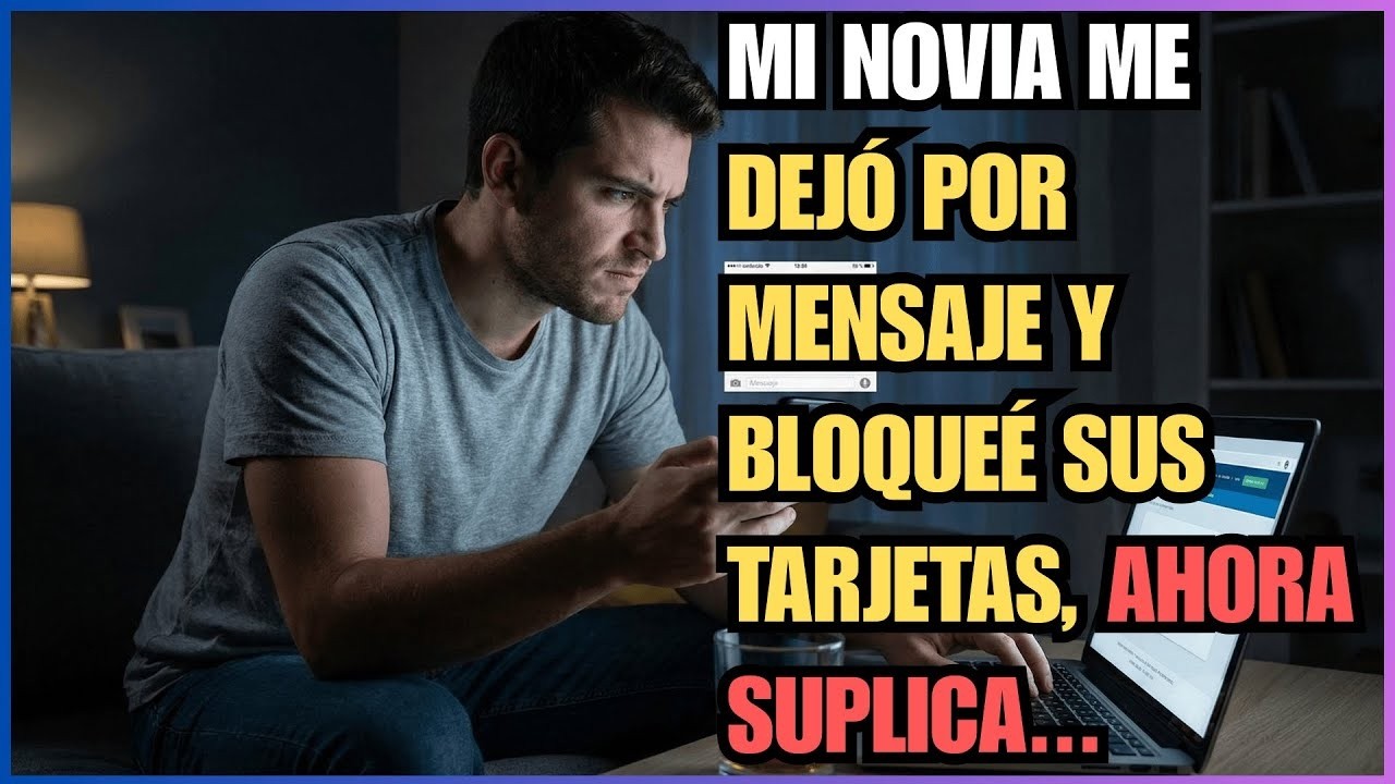 MI NOVIA ME DEJÓ POR MENSAJE Y BLOQUEÉ SUS TARJETAS, AHORA SUPLICA