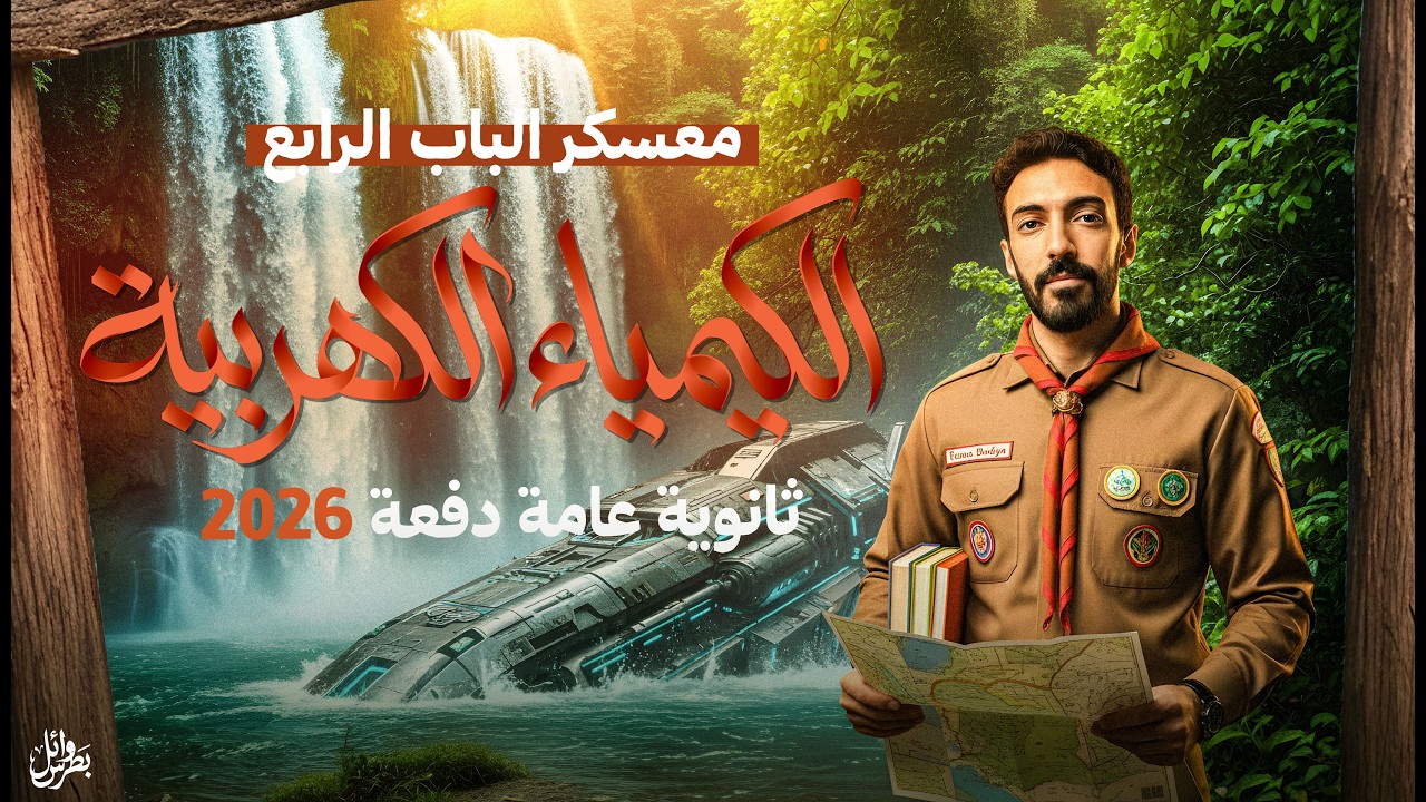 معسكر الكيمياء الكهربية ⚡️ | الحصة (1): مفهوم الأكسدة والاختزال الحقيقي | كيمياء 3 ثانوي 2026