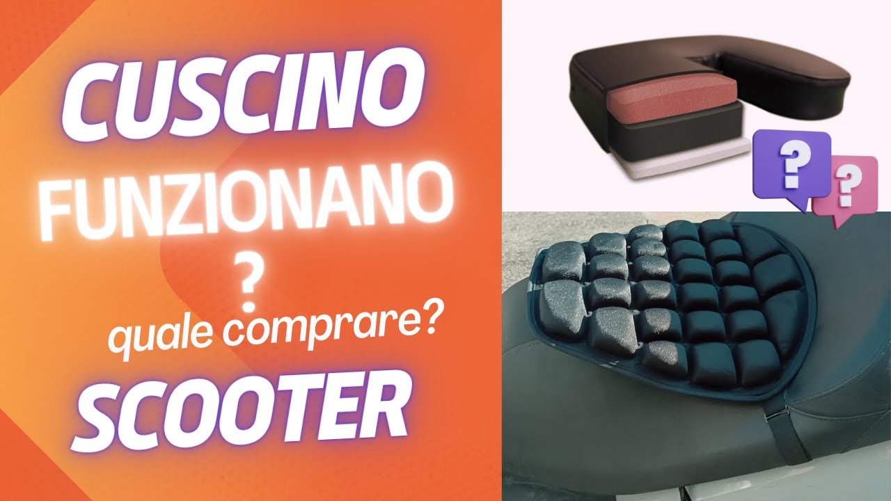 Cuscino sella per moto e scooter ANTIDOLOR e GERNIAN funziana veramente?, test di confronto