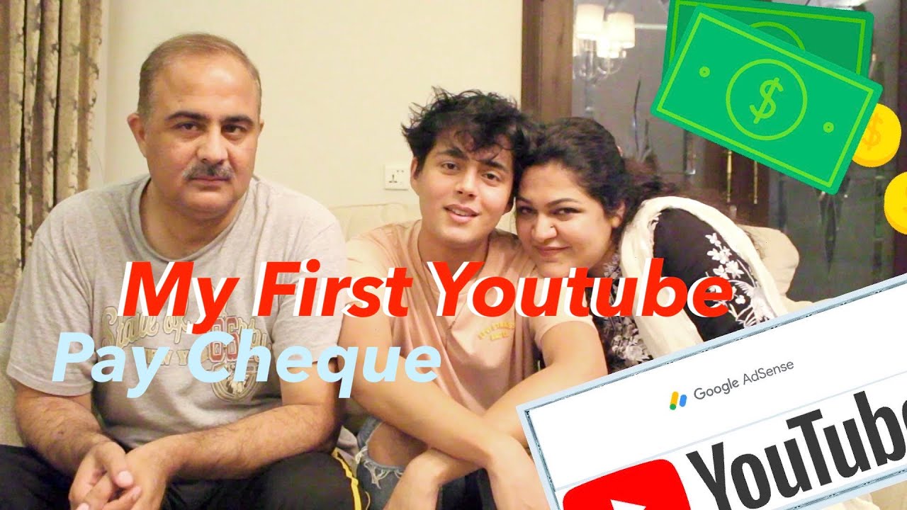 Youtube's First Pay Cheque & 1 Year Anniversary