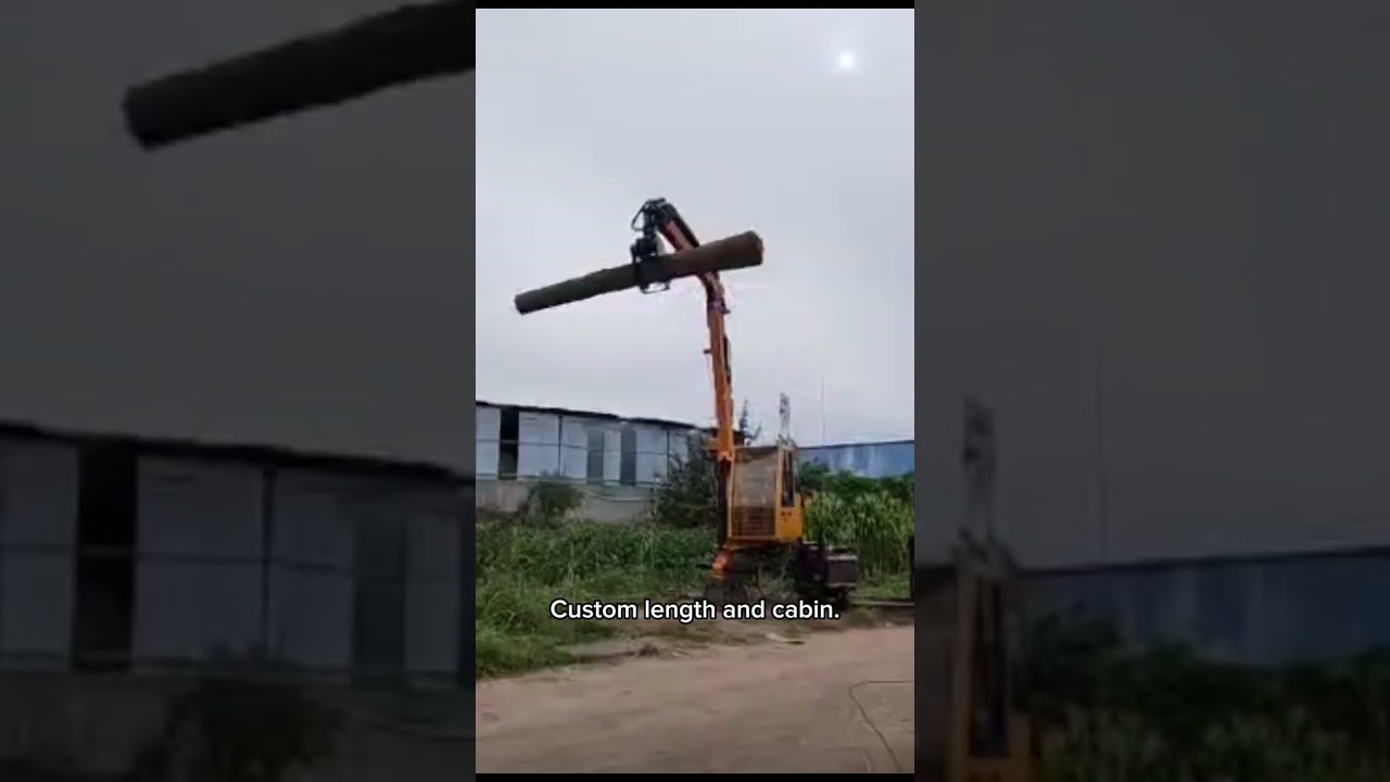 Heavy Duty Forestry Log Crane 