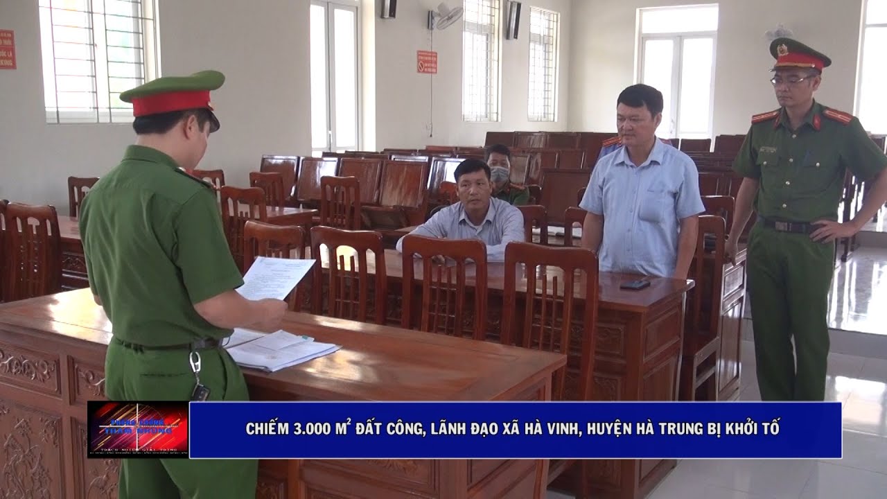 Chiếm 3.000 m2 đất công, lãnh đạo xã Hà Vinh, huyện Hà Trung (Thanh Hóa) bị khởi tố | PTTH Thanh Hóa