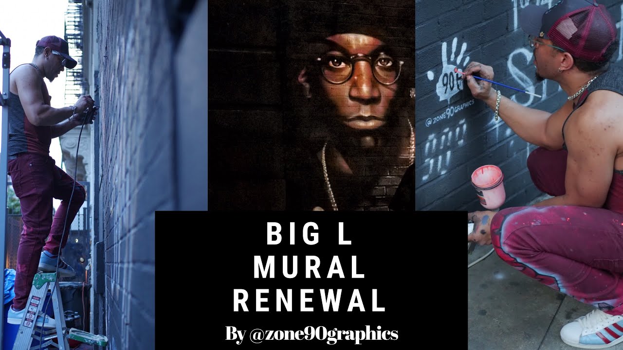 ART BY 90 - BIG L MURAL RENEWAL