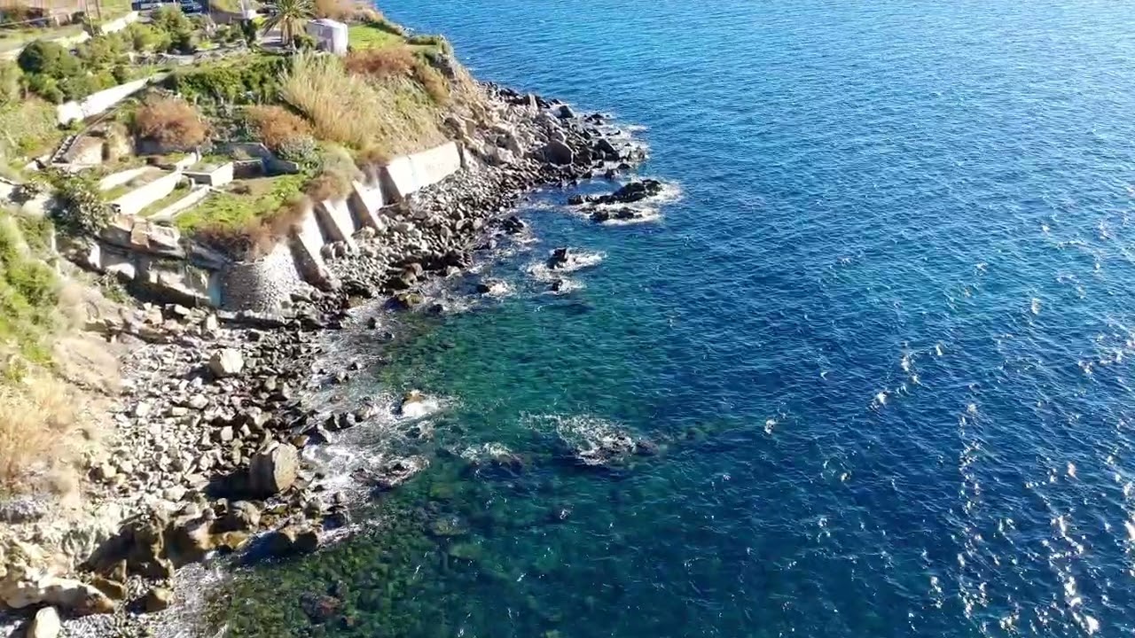 Beautiful Italian Coastline - 4K Aerial View