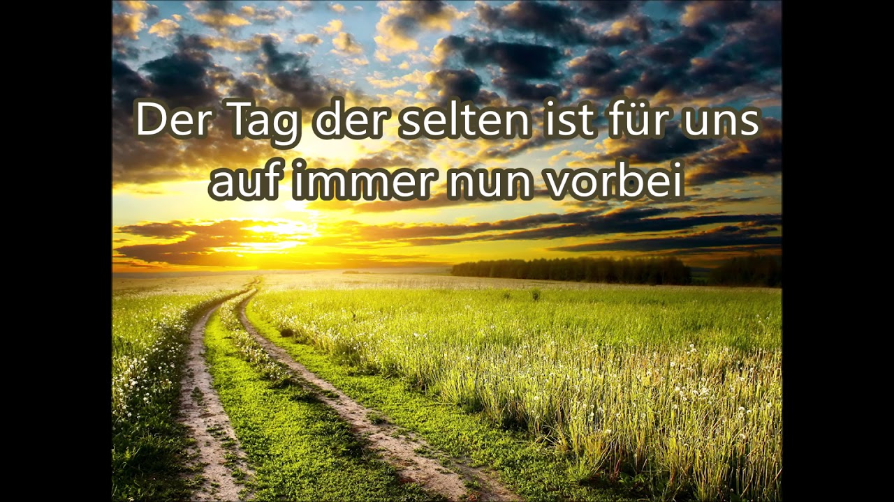 Das Abendlicht scheint helle