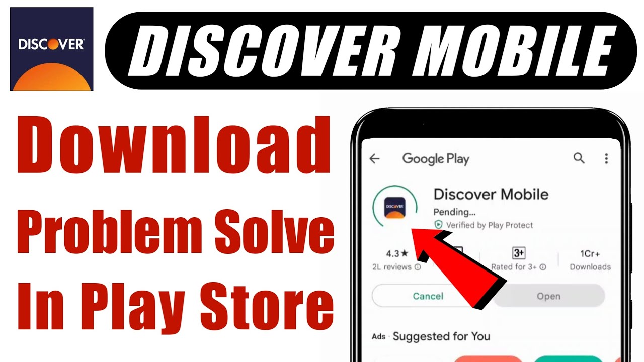 How to not install Discover Mobile app download problem solve on play store ios
