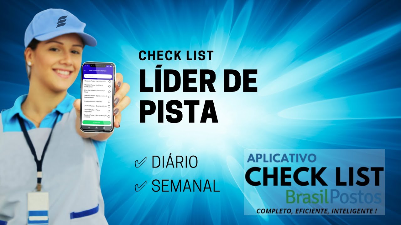 APLICATIVO CHECK LIST INTELIGENTES  -  Ferramenta de controle e auditoria do Lider Pista