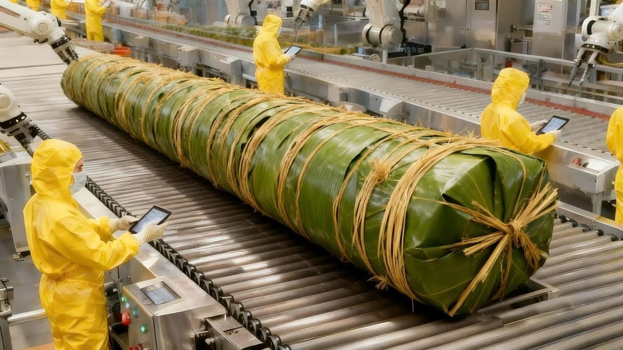 Inside the Factory: The Manufacturing Process of Traditional Vietnamese Bánh Tét