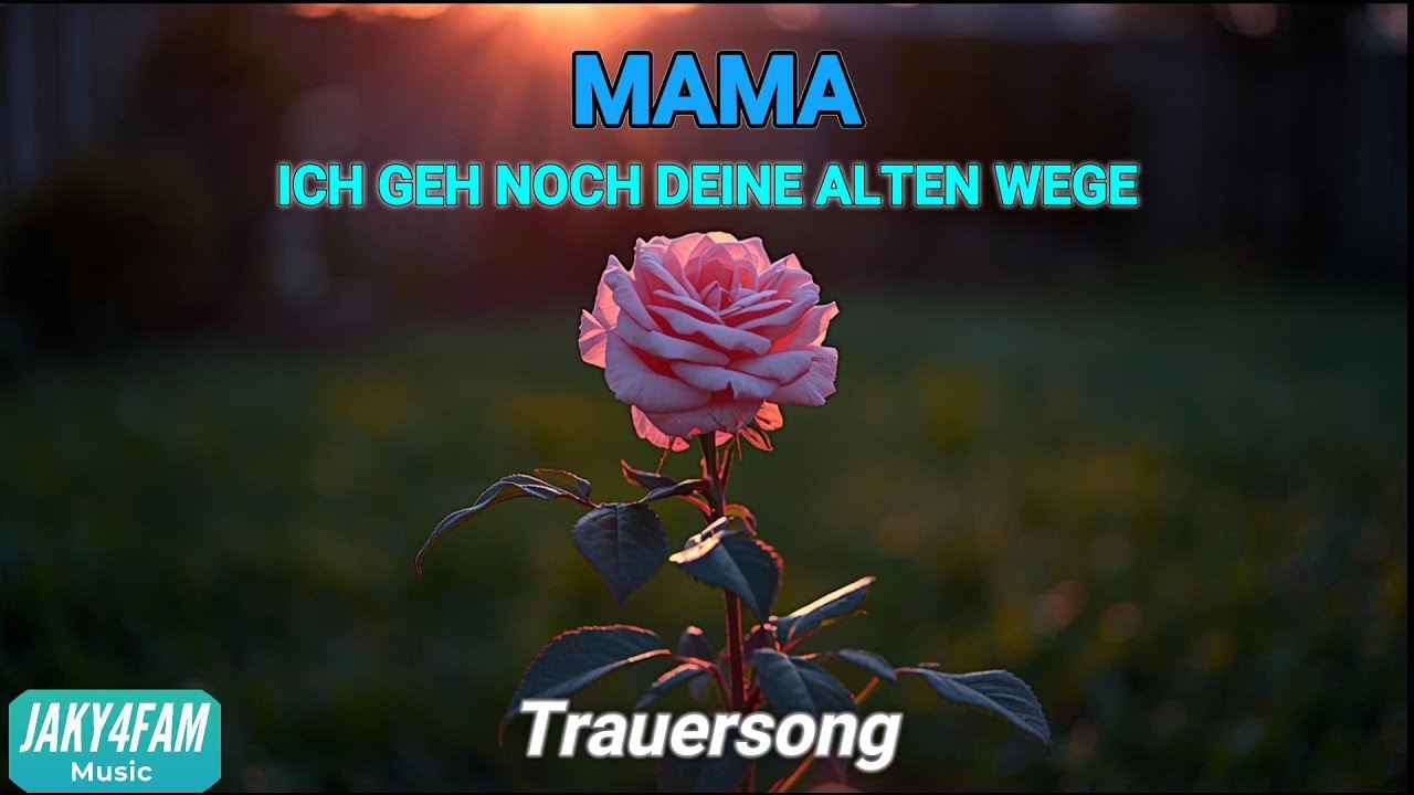Mama, ich geh noch deine alten Wege | Trauersong