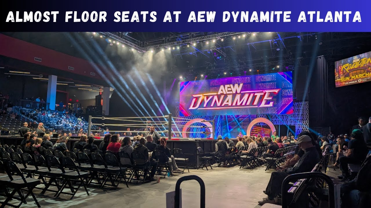 Почти все места в зале на стадионе AEW Dynamite Atlanta