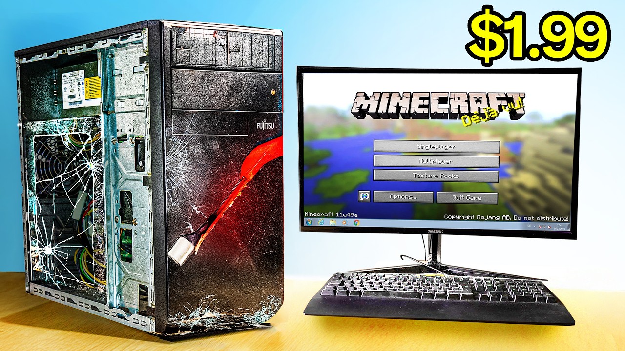 Can A $1 PC RUN Minecraft?