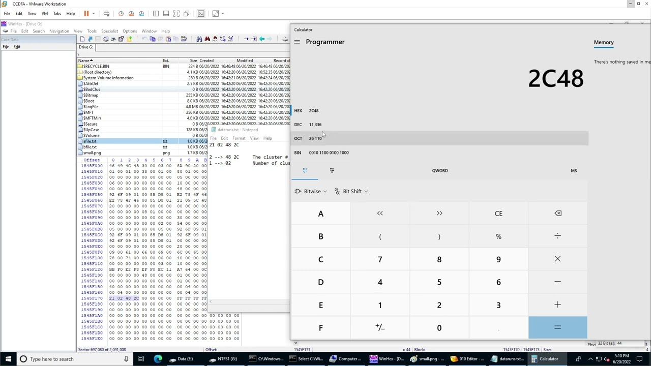 Reading NTFS Dataruns