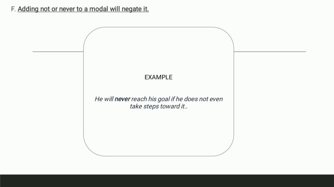 Modal Verbs