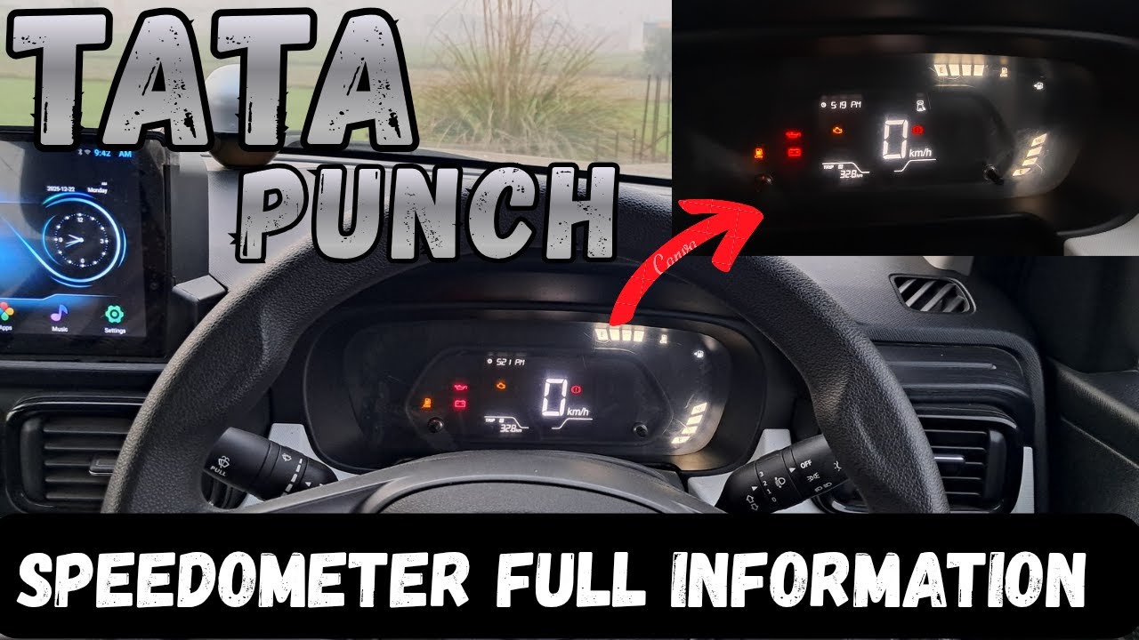 Tata punch speedometer Full information