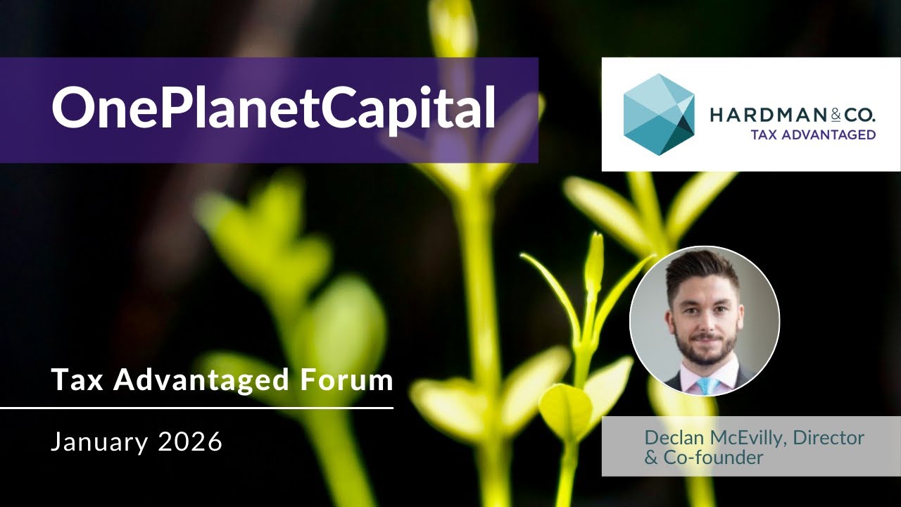 OnePlanetCapital: 'Four distinct approaches to EIS Investing' Forum | January 2026