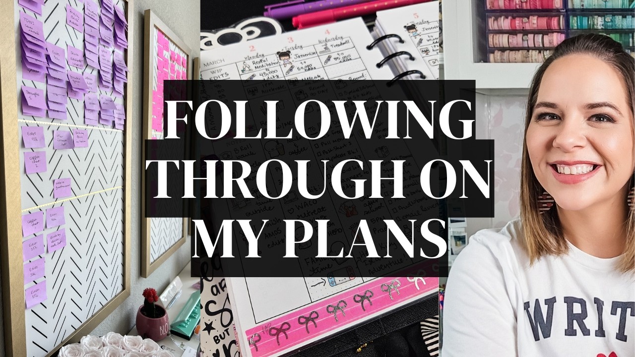 HOW I FOLLOW THROUGH ON MY PLANS 📖 Productive Week In My Life With HB90