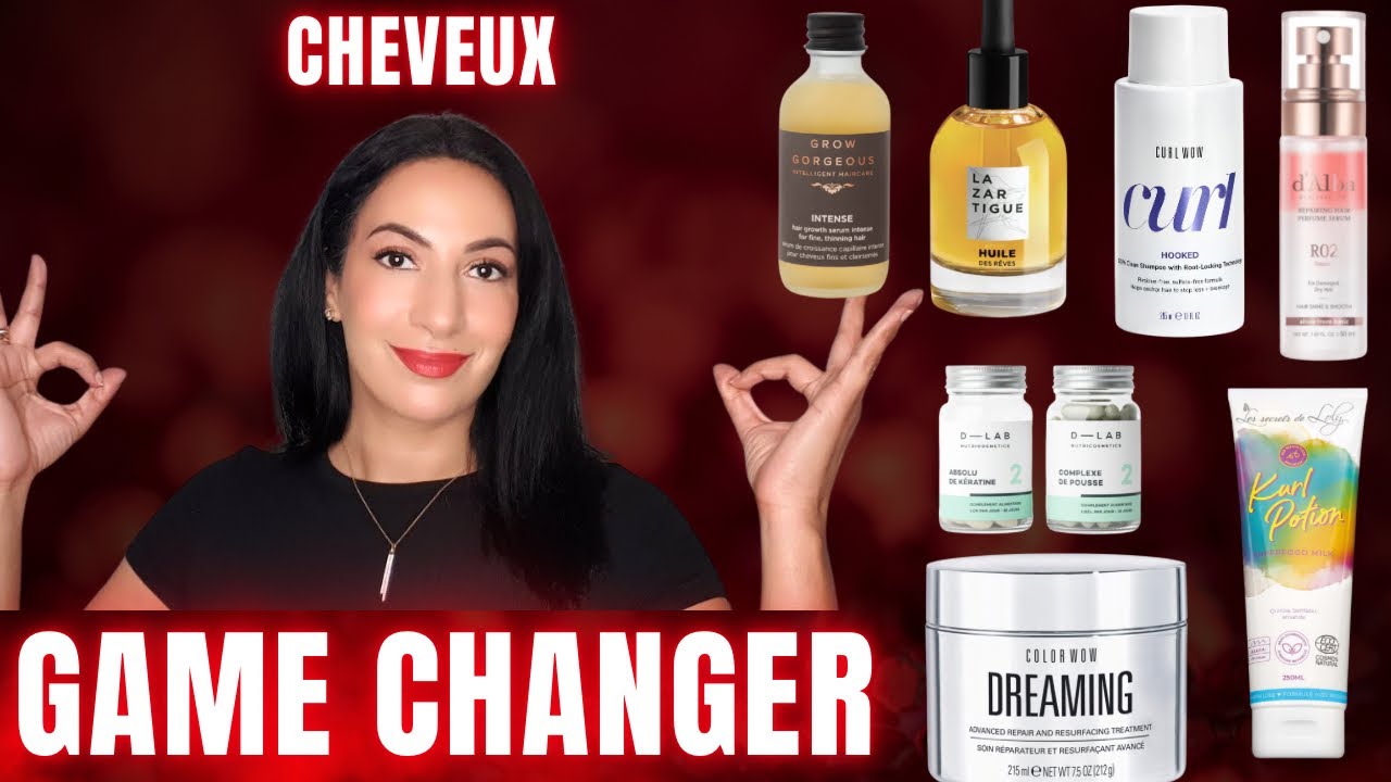 GAME CHANGER CHEVEUX: BRILLANCE, CHUTE DE CHEVEUX ET AVEC UNE BONNE COMPO