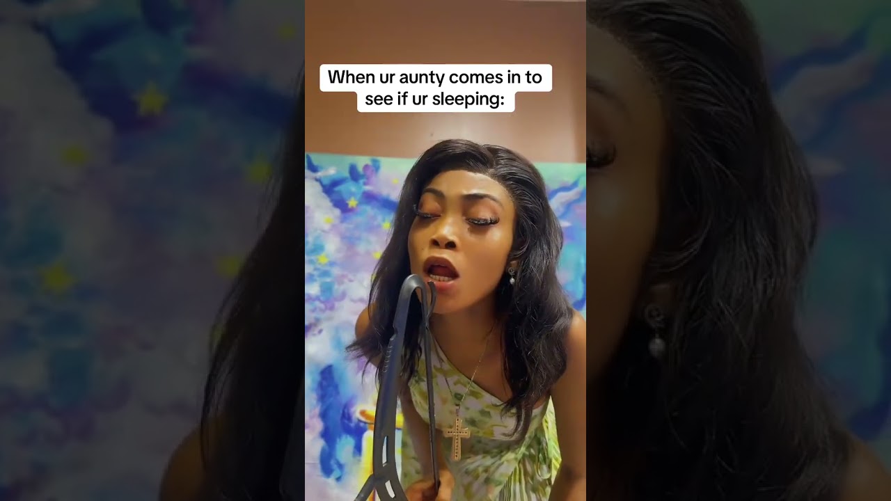 My auntie asked me to go to bed!!!! #funny #africancomedy #comedy #markangelcomedy #nigeriancomedy