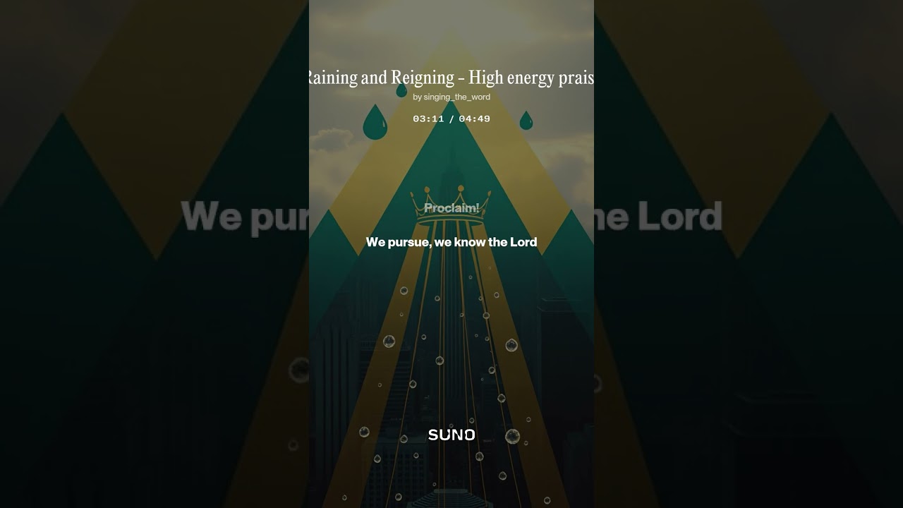 Raining and Reigning   High energy praise