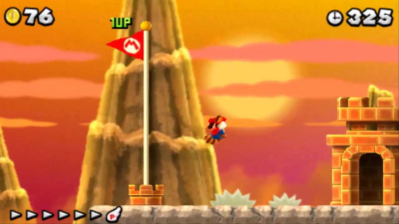 New Super Mario Bros. 2 - 100% Walkthrough - Flower World (All Star Coins & Secret Exits)