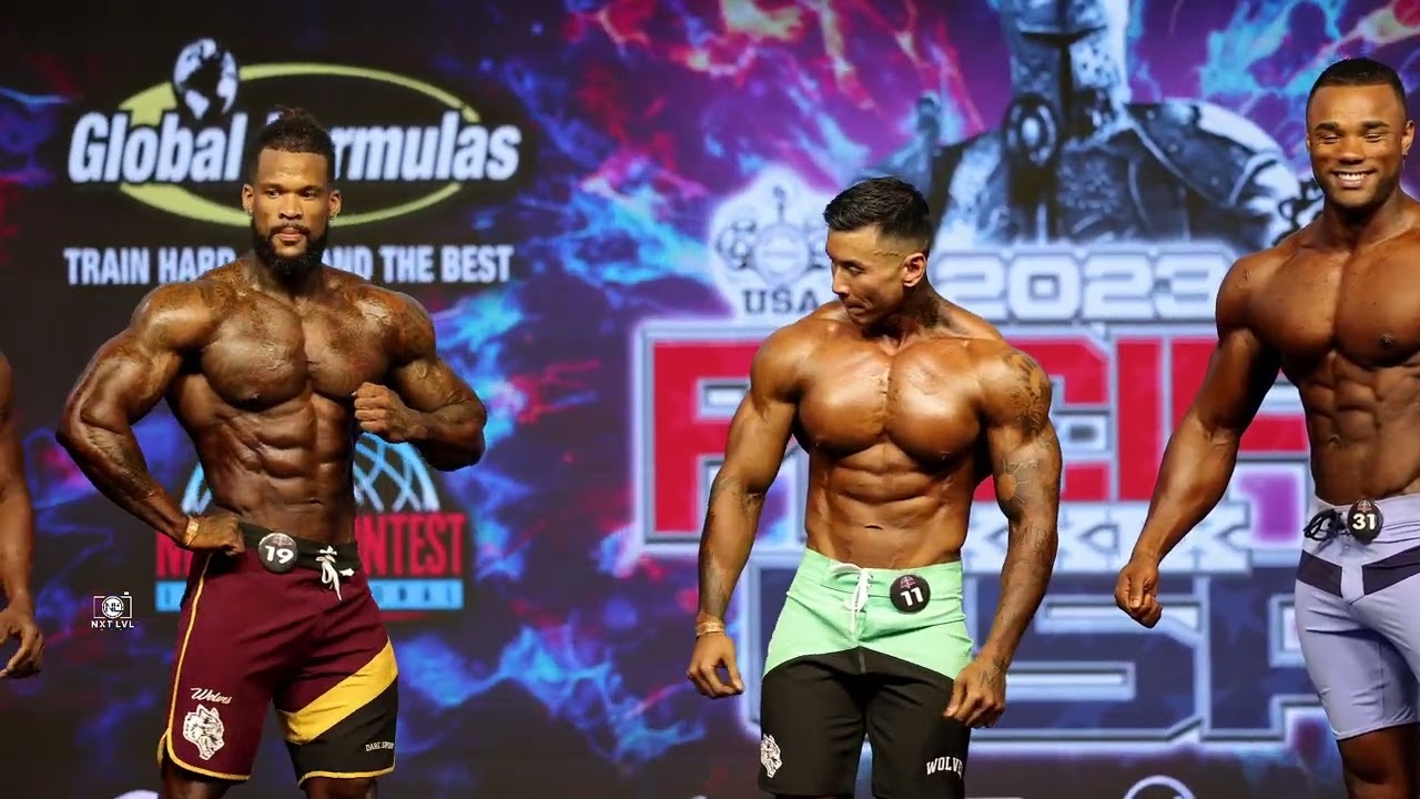 NPC/IFBB PACIFIC USA IFBB PRO MEN'S PHYSIQUE TOP 5 COMPARISONS MUSCLECONTEST