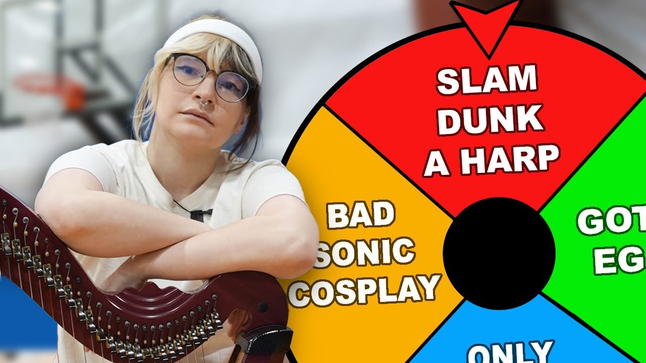 Slam dunking a harp