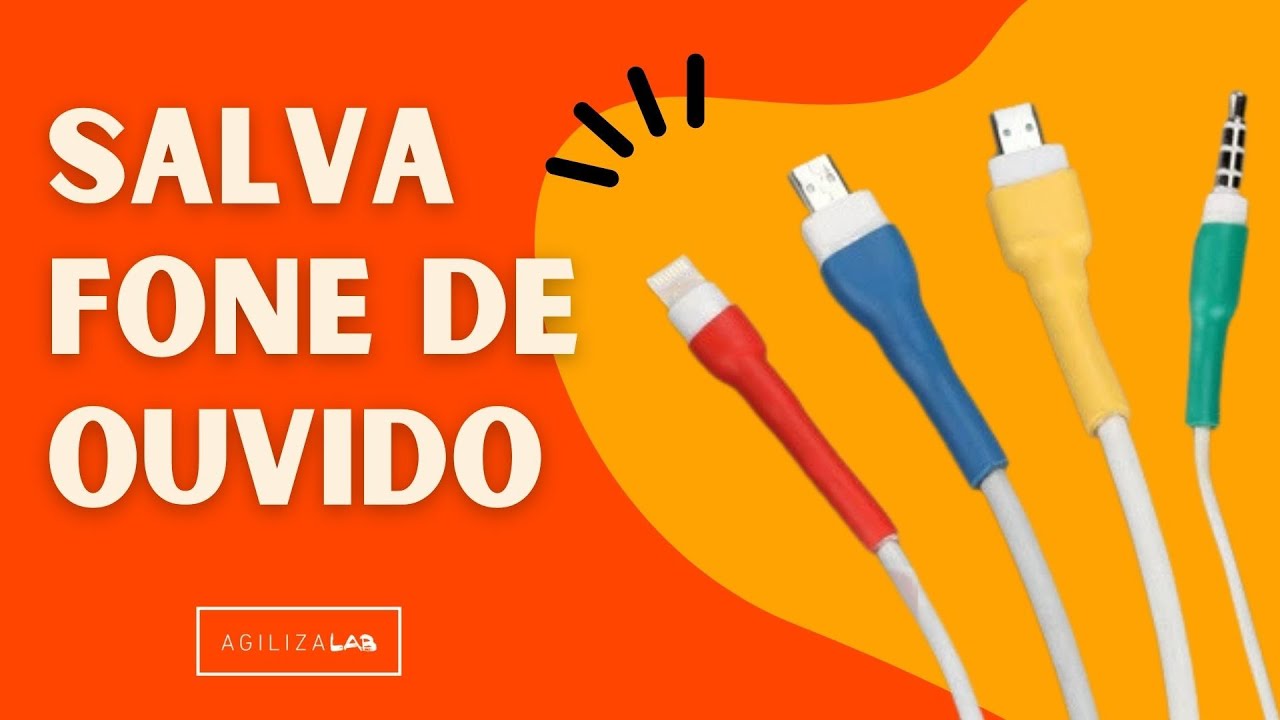 Tubo termoretr&aacute;til: pra salvar o fone de ouvido