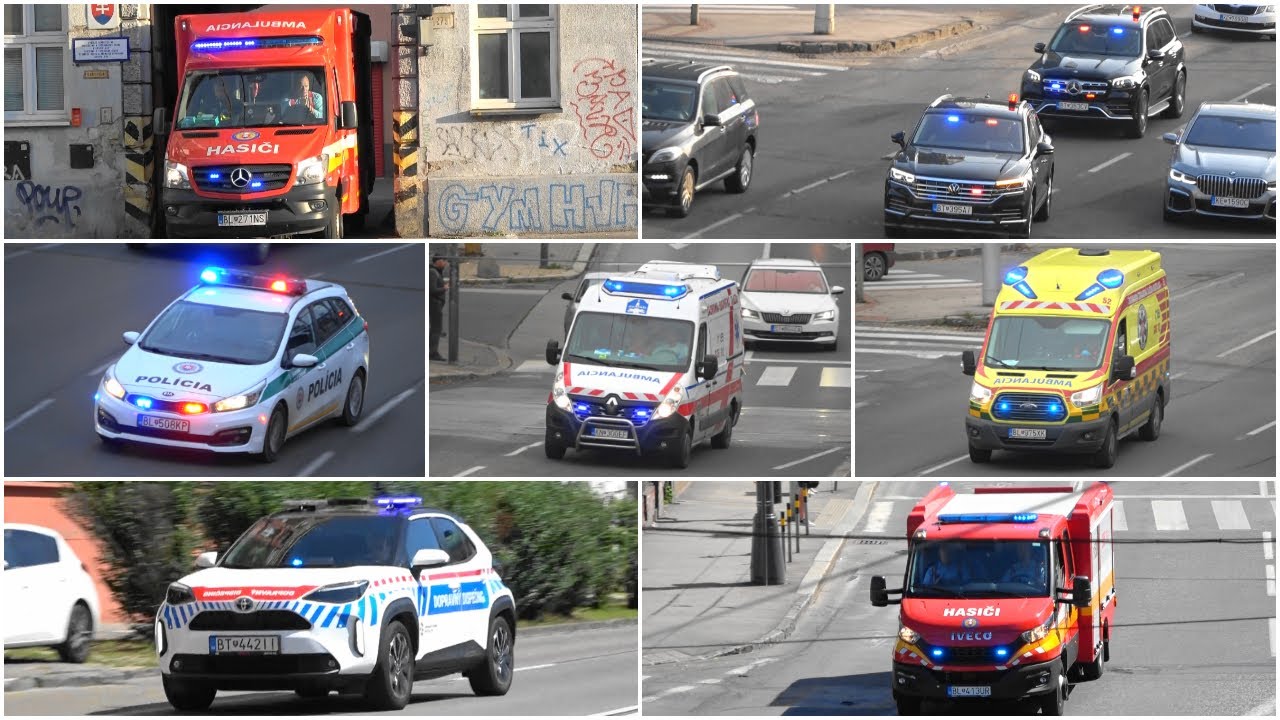 [SLOWAKEI] Einsatzfahrten in Bratislava - Zusammenschnitt