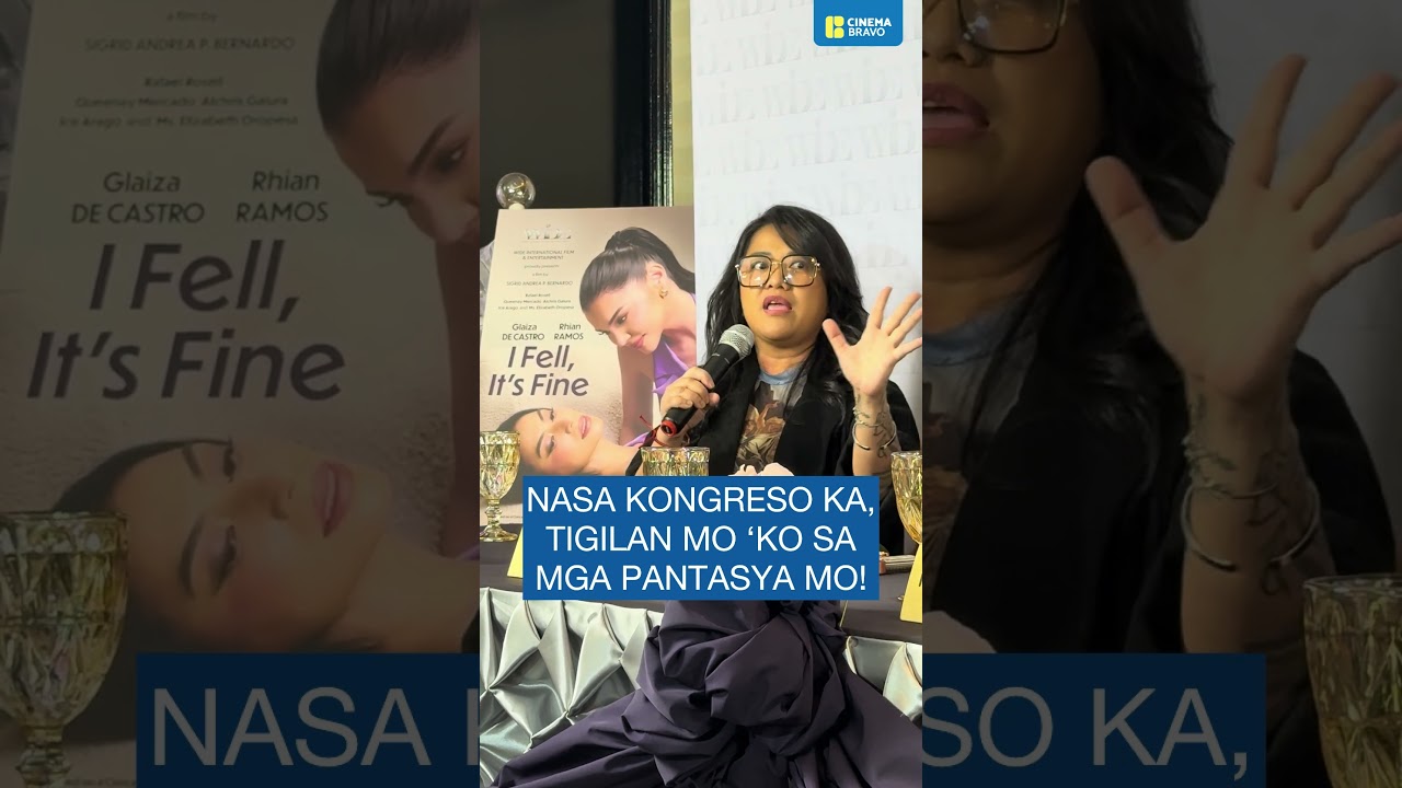 #IFellItsFine director Sigrid Andrea Bernardo reacts to Bong Suntay&rsquo;s lewd remark about Anne Curtis