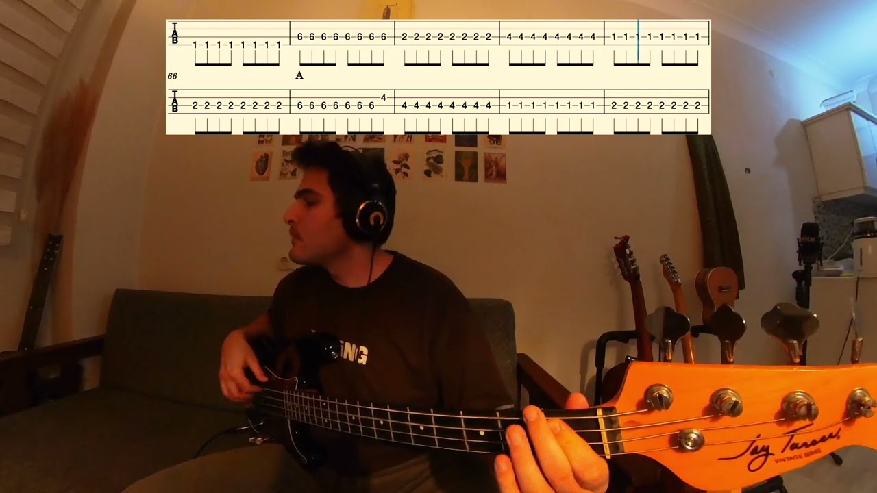 Anathema - Dreaming Light | BarsBass | Bass Cover