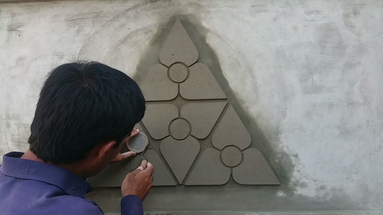 triangle palaster design