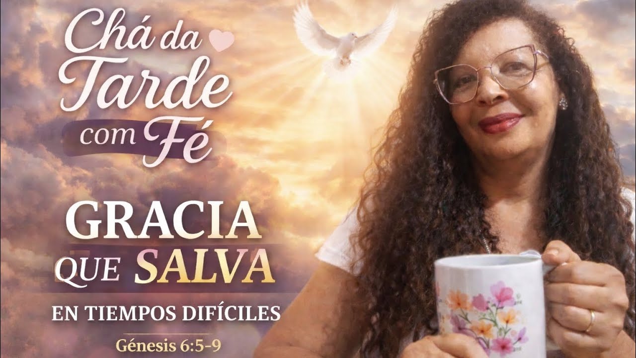 CHÁ DA TARDE COM FÉ ☕ | GRAÇA QUE SALVA EM TEMPOS DIFÍCEIS @amadaserenovadasenjesus 