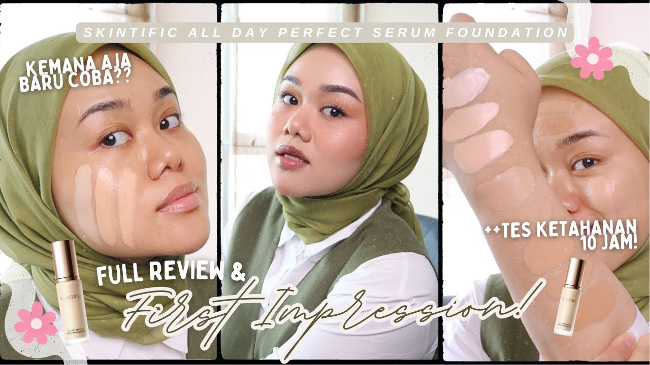AKHIRNYA NYOBAIN FOUNDATION SKINTIFIC JUGA! Hmm pantesan sih..