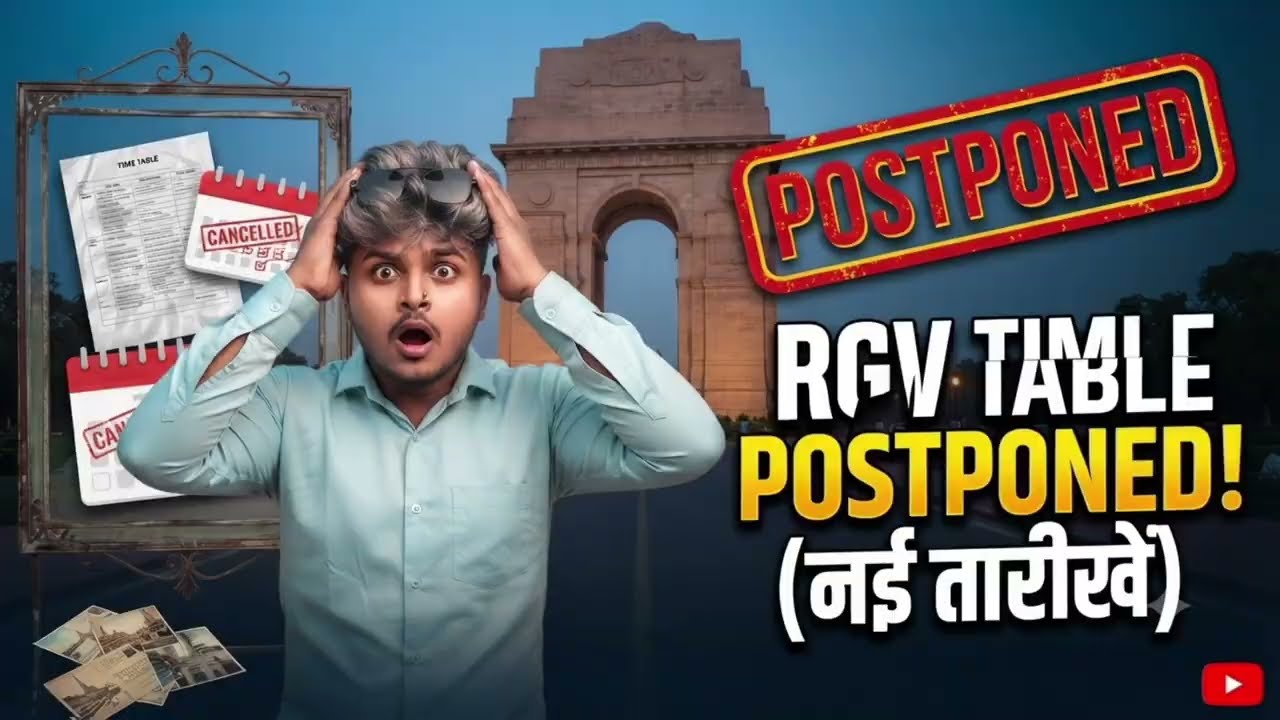 🚨👉 RGPV 6th Sem Time Table Postponed 😱 | New Exam Date Update #RGPV #RGPVUpdate #RGPVTimeTable 