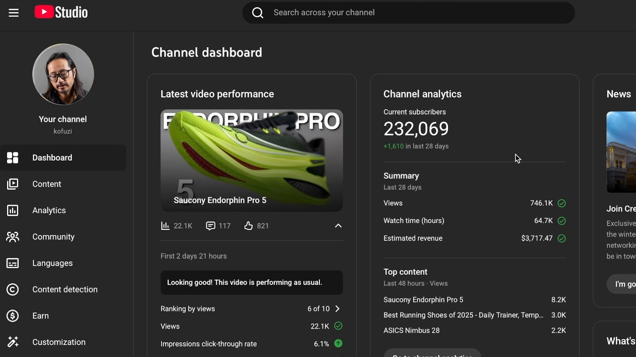 How Much YouTube Paid my 230k Subs Channel in 2025 - Running Shoe Review Channel