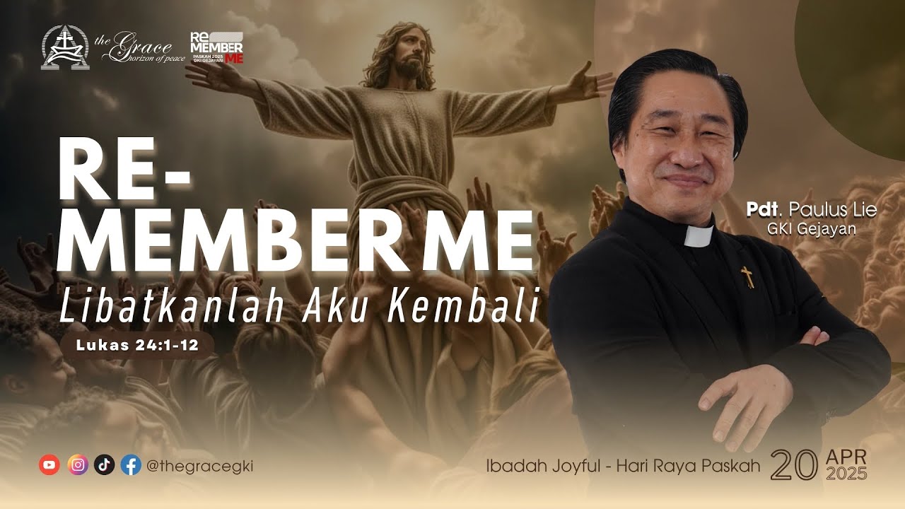 IBADAH JOYFUL PASKAH | 20  April 2025 - 18.00 WIB I Pdt. Paulus Lie