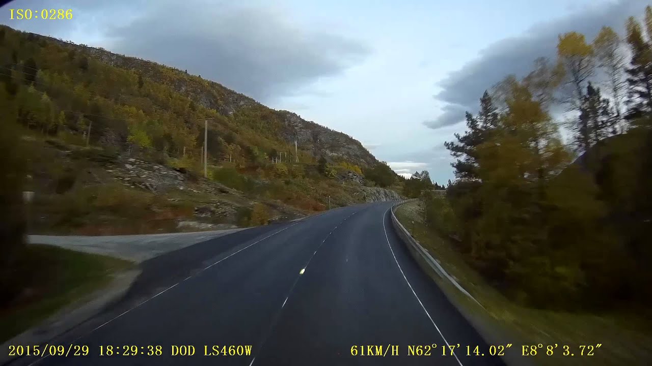 Driving in Norway E136