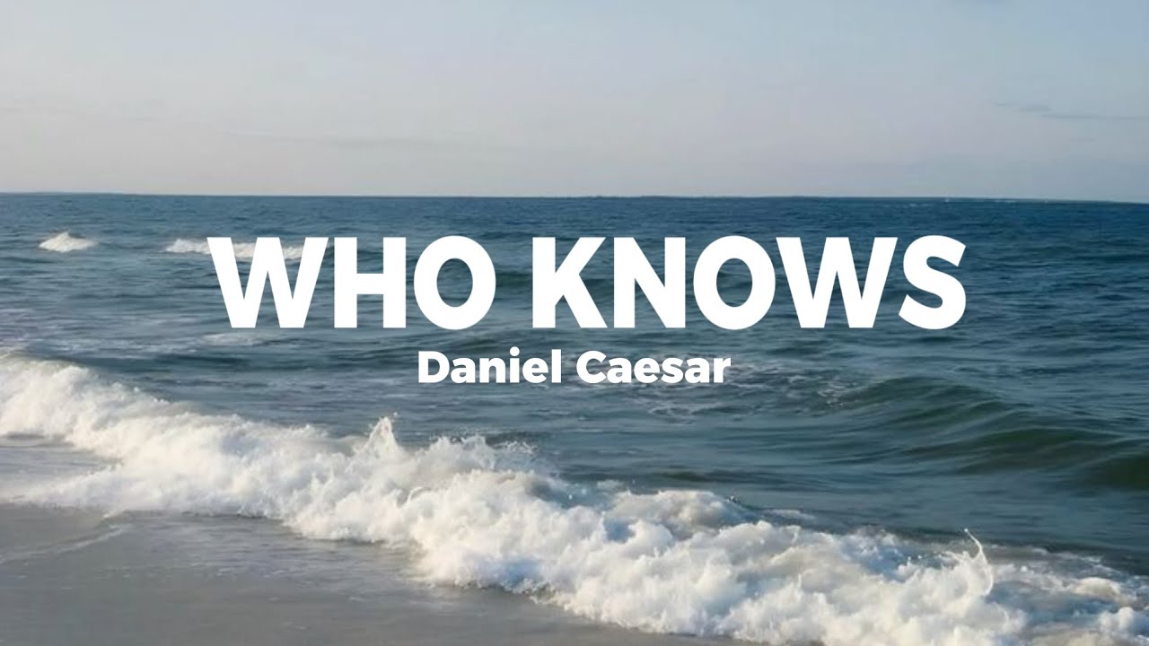 Who knows? - Daniel Caesar ( lyric video )