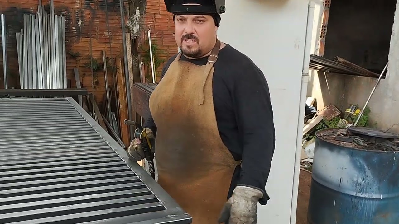 aprender a soldar portão de Metalon sem empenar