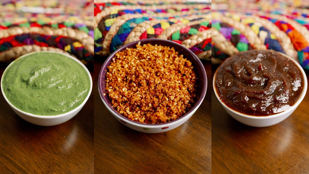 3 Indian Chutney Sauce Recipes | Indian Cuisine | Street Food