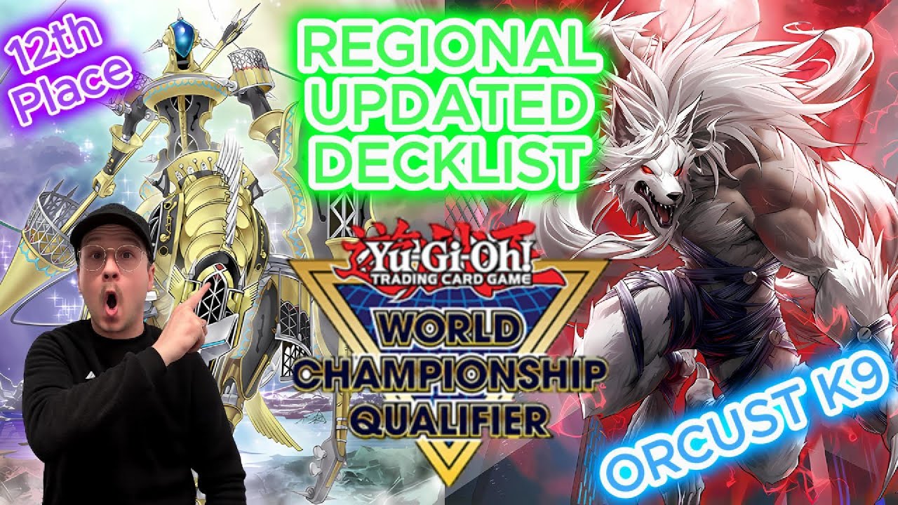 12-е место на региональных соревнованиях… Вот список карт Orcust K9, который мне СЛЕДОВАЛО взять ...