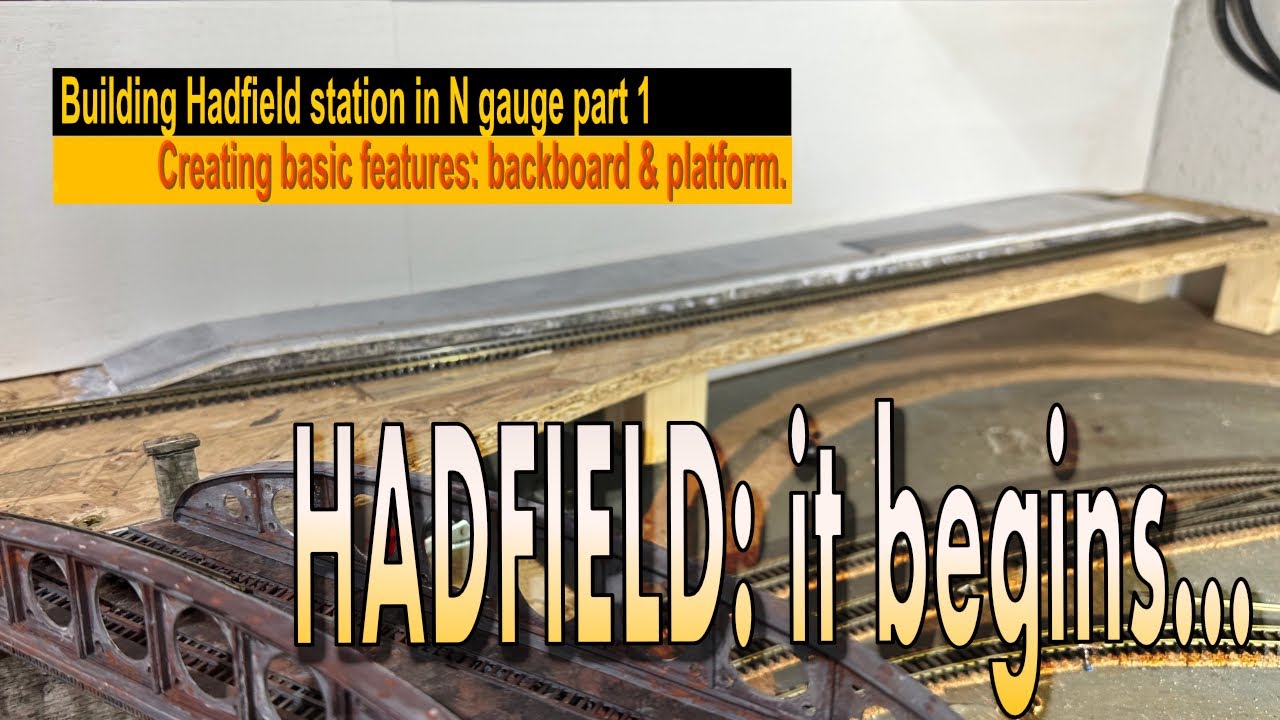 HADFIELD: CREATING BASIC FEATURES – backboard & platform. Part 1