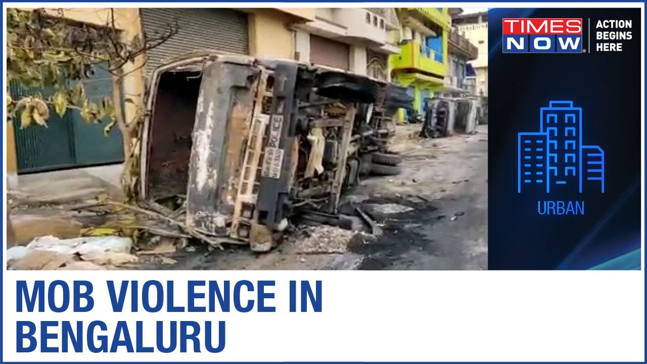 Violence erupts in Bengaluru over Facebook post late last night, section 144 has been imposed