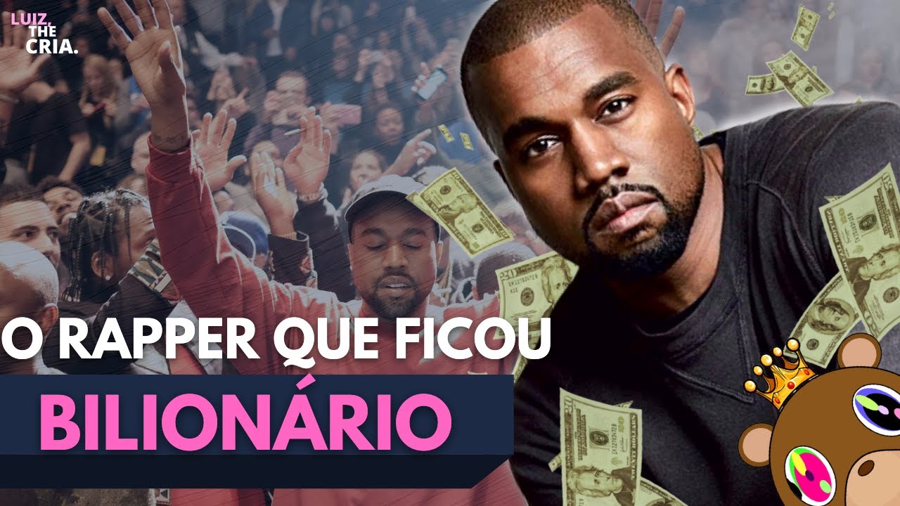 KANYE WEST E SUA HISTÓRIA - O RAPPER BILIONÁRIO ! | Luiz, The Cria